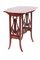 Antique Edwardian Mahogany Inlaid Lamp Table, Image 2