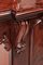 Credenza antica vittoriana in legno di noce intagliato, fine XIX secolo, Immagine 6