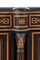 Aparador Amboyna francés antiguo de madera ennegrecida y amboida con placa grande estilo Sevres, Imagen 4
