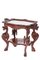 Antiker italienischer Tisch aus geschnitzter Eiche 1