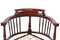 Antique Edwardian Mahogany Inlaid Corner Chair, Image 2