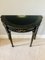 Antique French Demi-Lune Carved & Ebonised Console Table 2