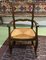 Louis XV Style Beech and Straw Lounge Chair, 1950s 1