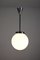 Small Bauhaus Opaline Glass Sphere Pendant Lamp, 1940s, Image 6