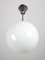 Small Bauhaus Opaline Glass Sphere Pendant Lamp, 1940s 5