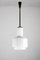 Small Bauhaus Opaline Glass Cascade Pendant Lamp, 1940s 1
