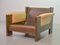 Niederländische Sessel aus solidem Eichenholz & kastanienbraunem Leder von Harry de Groot für Leolux, 1970er, 2er Set 10