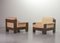 Dutch Solid Oak and Camel Colored Leather Lounge Chairs by Harry de Groot for Leolux, 1970s, Set of 2 6