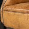 Vintage Dutch Sheepskin Leather Club Chairs, Set of 2 6