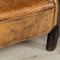 Vintage Dutch Sheepskin Leather Club Chairs, Set of 2, Image 24