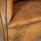 Club chair vintage in pelle di pecora, Olanda, set di 2, Immagine 25