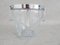 Large Mid-Century Cut Crystal Glass Ice Bucket, 1960s 1