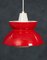 Mid-Century Navy Pendant Lamp from Louis Poulsen, 1950s 1