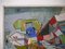 Modernist Abstract Italian Painting on Board, 1950s, Image 6