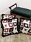 Italian Handmade Satin and Velvet Cushions, 1960s, Set of 3 5