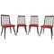 Mid-Century Dining Chairs by Jiri Jiroutek for Interiér Praha, 1960s, Set of 4 1