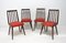 Mid-Century Dining Chairs by Jiri Jiroutek for Interiér Praha, 1960s, Set of 4 6