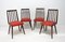 Mid-Century Dining Chairs by Jiri Jiroutek for Interiér Praha, 1960s, Set of 4, Image 6