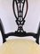 Antique Victorian Carved Ebonized Rosewood Desk Chairs, Set of 2 6