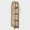 Mid-Century Rattan and Wicker Shelving Unit, 1970s, Image 3