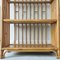 Mid-Century Bamboo and Glass Shelving Unit, 1960s 3