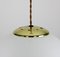Vintage Opaline Glass Pendant Lamp from Sijaj, 1960s 4