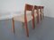 Chaises de Salon en Teck Massif, Danemark, 1960s, Set de 4 7