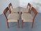 Danish Solid Teak Dining Chairs, 1960s, Set of 4, Image 6