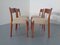 Danish Solid Teak Dining Chairs, 1960s, Set of 4 11