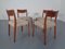 Chaises de Salon en Teck Massif, Danemark, 1960s, Set de 4 3