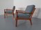 Mid-Century Danish Teak Senator Lounge Chairs by Ole Wanscher for France & Søn / France & Daverkosen, 1960s, Set of 2 4