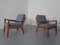 Mid-Century Danish Teak Senator Lounge Chairs by Ole Wanscher for France & Søn / France & Daverkosen, 1960s, Set of 2 12