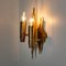 Mid-Century Brass Wall Sconces, 1970s, Set of 2 6