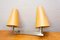 Bauhaus Chromed Wall Light with 2 Lampshades by Vlastimil Brožek, Czech, 1930s 5