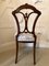 Antique Victorian Walnut Dining Chairs, Set of 4, Image 2