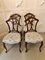 Chaises de Salon Victoriennes Antiques en Noyer, Set de 4 1