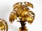 Gold-Plated Metal Palm Table Lamps by Hans Kögl for Hans Kögl, 1970s, Set of 2 19