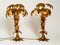Gold-Plated Metal Palm Table Lamps by Hans Kögl for Hans Kögl, 1970s, Set of 2 17