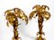 Gold-Plated Metal Palm Table Lamps by Hans Kögl for Hans Kögl, 1970s, Set of 2 18