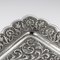 Antique Indian Cutch Silver Salver Tray by Oomersi Mawji, 1880s 7