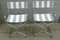 Sillas plegables de jardín vintage de acero tubular cromado con lienzo, años 70. Juego de 2, Imagen 5