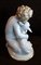 Antique German Hand-Painted Porcelain Cherub with Lamb Figurine by K. Himmelstoß for Rosenthal, 1930s 6