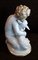 Antique German Hand-Painted Porcelain Cherub with Lamb Figurine by K. Himmelstoß for Rosenthal, 1930s, Image 6