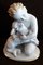 Antique German Hand-Painted Porcelain Cherub with Lamb Figurine by K. Himmelstoß for Rosenthal, 1930s 2