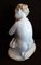 Antique German Hand-Painted Porcelain Cherub with Lamb Figurine by K. Himmelstoß for Rosenthal, 1930s 4