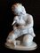 Antique German Hand-Painted Porcelain Cherub with Lamb Figurine by K. Himmelstoß for Rosenthal, 1930s, Image 1