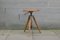 Vintage Industrial Height Adjustable Workshop Stool from Girsberger, Switzerland 1