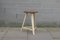 Vintage Industrial Workshop Stool in Steel and Beech in the Style of Rowac, 1930s 4
