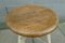Vintage Industrial Workshop Stool in Steel and Beech in the Style of Rowac, 1930s, Image 7