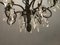 Lámparas de araña antiguas de bronce, años 20. Juego de 2, Imagen 7